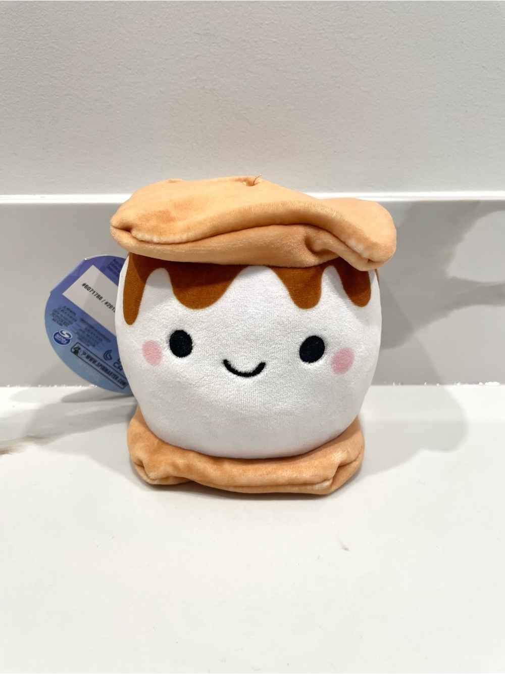 🟠5/$25 NEW Cheeky Chonks Toasty Buns Reversible S’mores Plush Toy